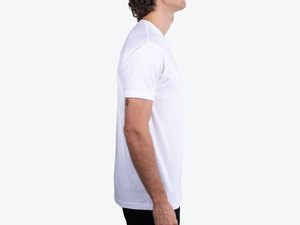 T-shirts en coton pour hommes, commande en gros, qualité supérieure, 100% coton peigné et filé à l'anneau, col rond, personnalisables avec logo, vierges - Product Image 4
