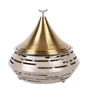 Casserole isotherme au design haut de gamme très vendue marmites chaudes en métal fabriquées à la main servant des aliments décor casseroles personnalisables pour un usage domestique - Product Image 1