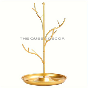 Alta calidad fácil de montar Metal de acero inoxidable en forma de árbol Metal joyería soporte de suspensión de pie soporte de joyería decorativa - Product Image 3