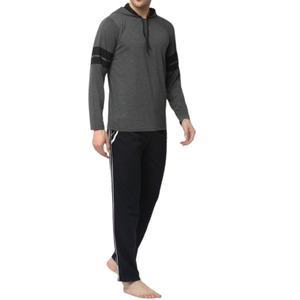 Ropa de salón para hombres Algodón Cómodo Pijama transpirable Conjuntos de ropa de dormir Venta al por mayor OEM Proveedor de fábrica para compradores - Product Image 6