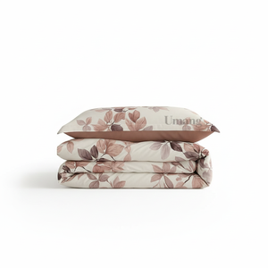 Ensemble de draps de lit de luxe en tissu tissé à haute densité, taille double, avec taies d'oreiller, motifs floraux pour toutes les saisons - Product Image 5