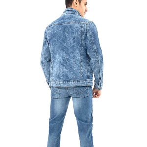 Nouvelles vestes en denim décontractées pour hommes en gros Jeans à coupe ajustée et à séchage rapide dans un style confortable - Product Image 2
