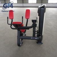 Máquina Comercial de Abdominales con Pila de Pesas de 70 kg, Equipo de Entrenamiento de Fuerza para Gimnasios Comerciales