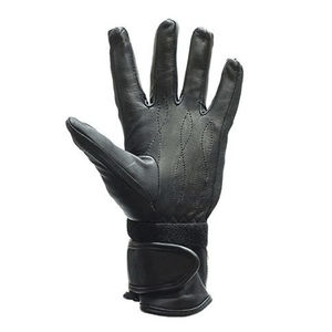 Gants en cuir pour moto, gants longs en cuir noir et gris pour la conduite à moto, gants de course automobile - Product Image 3