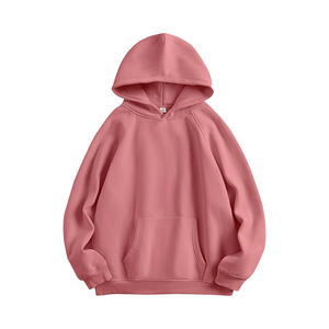 Sweat-shirts à capuche surdimensionnés pour hommes 100% coton, poids lourd, gaufré, fermeture éclair, 450 g/m², polaire, personnalisé, 420 g/m², marque privée, large - Product Image 1