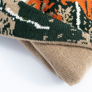 Gorro de Punto con Puño de Camuflaje, Gorro de Invierno de Punto Jacquard, Gorros de Punto - Product Image 5