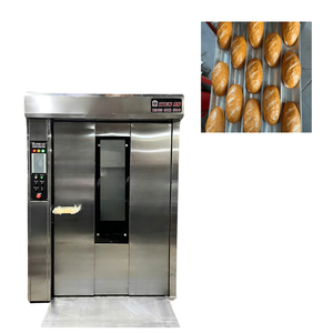Four rotatif facile à utiliser 24 plateaux avec chariot Altuntop Pe et moteur à palettes en bois Four de boulangerie 1.5Hp pour le pain Kien An Manufacturer - Product Image 1