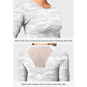 เสื้อครอปโยคะสำหรับผู้หญิงมีสไตล์สำหรับใช้ออกกำลังกายพร้อมพิมพ์โลโก้ขนาดแบบยืดหยุ่นตัวเลือกการปักแบรนด์และติดฉลากส่วนตัว - Product Image 3