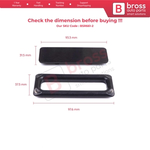 มือจับม่านหลังคาซันรูฟสีดำ รุ่น BSR661-2 สำหรับ W202 W203 W208 W209 W210 W211 W215 W219 W220 W240 W140 A21178406447 - Product Image 5
