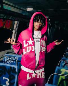 Chándal personalizado con estampado de abullonado Y2K, ropa de calle, dobladillo recortado, sudadera con capucha y pantalones de chándal, conjunto de pantalones de chándal acampanados de hip hop, conjunto de 2 piezas - Product Image 2