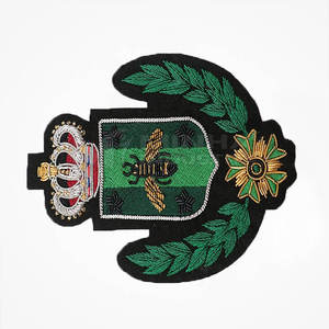 Badges brodés à la main de haute qualité fabriqués au Pakistan, fabrication de haute qualité, badge brodé à la main - Product Image 1