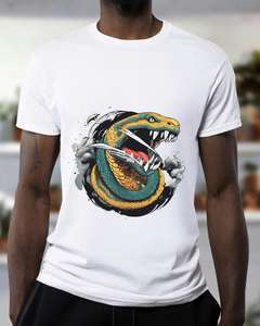 Camiseta de verano personalizada de algodón mercerizado australiano 100% para hombre, camiseta informal de lona con patrón sólido, serigrafía, camiseta en blanco - Product Image 6