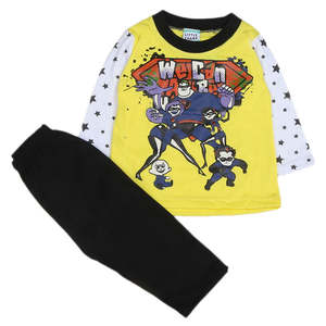 Traje de 2 Piezas de Manga Larga para Niños - Amarillo - Product Image 3