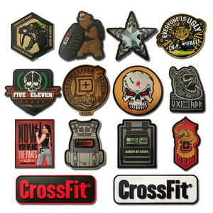 Latest Wholesale High Quality Custom Pvc Rubber Label Patch Silicone Patch for Clothing Soft Pvc Patch - Product Image 5