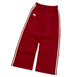 Pantalon de sport à rayures tendance, coupe droite, avec logo brodé, pantalon de survêtement ample en coton de haute qualité, pantalon de survêtement oversize pour homme à jambe large - Product Image 6