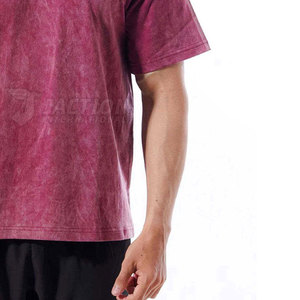 T-Shirt imprimé confortable de haute qualité T-shirt ample de qualité supérieure lavé à l'acide 100% coton Collection d'été T-Shirt pour hommes - Product Image 6