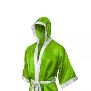 Adult Halloween Jiu Jitsu Kimono Costume Boxing <b>Robe</b> with <b>Hood</b> Custom Personalized Custom Logo Fighter Boxing <b>Robes</b> - Product Image 2
