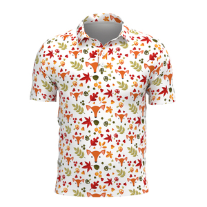 Polo en coton de haute qualité pour hommes, respirant, à manches courtes, design personnalisé OEM, imprimé par sublimation, vente en gros différente - Product Image 5