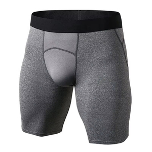 Short de compression pour hommes, nouveau design, séchage rapide, léger, respirant, entraînement, motif solide - Product Image 1