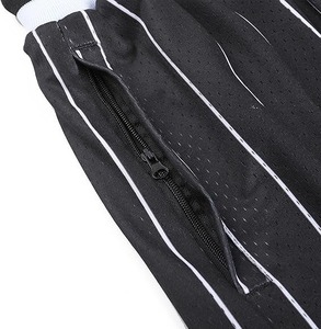 Pantalones cortos de béisbol con cintura elástica y cintura elástica para hombre, pantalones cortos de béisbol deportivos ligeros, 2025 poliéster, novedad de 100% - Product Image 4