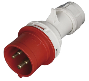 Cetac 4P rosso (3P + E) 32A IP44 380-415V spina aerea (GSC 2300385) - Product Image 1