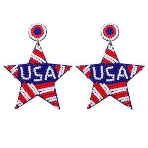 Pendientes de Navidad con Cuentas Bordadas, Hechos a Mano, Regalo de Navidad con Bordado de Cuentas Personalizado, JAVED HANDICRAFTS JH-1985 - Product Image 5