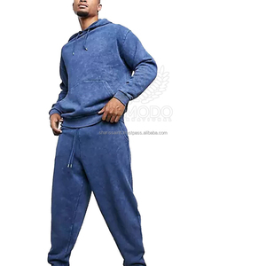 ชุดวอร์มล้างกรดใส่สบายดูมีสไตล์เหมาะสำหรับกิจกรรมกลางแจ้งกีฬาและการเดินทางซักด้วยกรดชุดกีฬา - Product Image 1