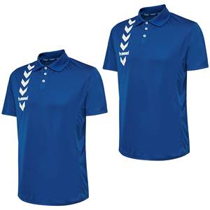 2 polos bleus Hummel en polyester - Taille 3XL - Product Image 1