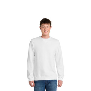 High Quality <b>Men</b> <b>Sweatshirt</b> 100% Cotton Soft Fleece Lined Pullover for Autumn and Winter Fashion Wear <b>White</b> <b>Mens</b> <b>Sweatshirt</b> - Product Image 1