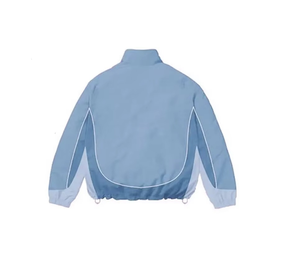 ชุดวอร์มไนลอนแบบ unisex ระบายอากาศได้ดี พิมพ์ลาย พร้อมโลโก้สั่งทำ เสื้อแจ็คเก็ตแบบมีเชือกผูก กางเกงจ็อกเกอร์ ชุด 2 ชิ้น มีฮู้ด คอปกแบบเรียบ - Product Image 5