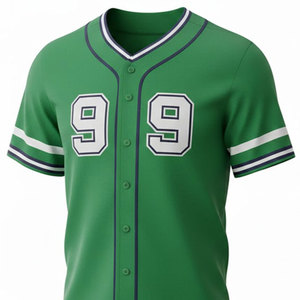 OEM Custom Breathable <b>Baseball</b> Jersey with Durable Construction Soft Fabric Quick Dry for Team Uniforms and Casual Wear - Product Image 5