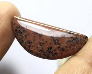 Attrayant acajou obsidienne Cabochon forme fantaisie pour la fabrication de bijoux lisse poli acajou obsidienne pierre précieuse cadeau pour elle - Product Image 2