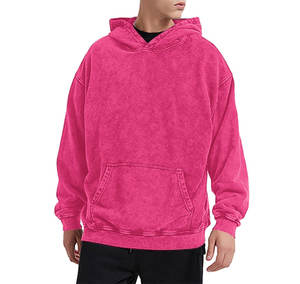 Sudadera con Capucha para Hombre, Fabricada en Fábrica, Manga Larga, Forro Polar Transpirable, Color Sólido, Alta Calidad, Precio Bajo, 100% Algodón para Invierno - Product Image 1