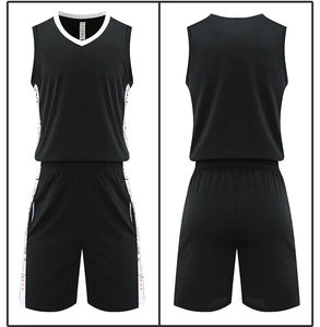 2026 nouveau Design maillot de basket-ball respirant 100% Polyester grande taille plaine contraste impression Sublimation en gros vêtements de basket-ball - Product Image 2