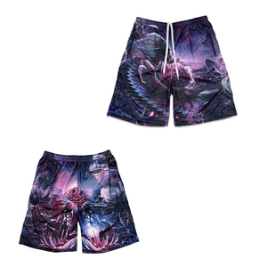 Short en maille élastique extensible dans les 4 sens 100% coton pour hommes, nouveau design pour l'entraînement de football et le basket-ball sportif - Product Image 2