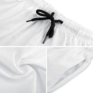 Short de bain homme 100% polyamide taille élastique vêtements de plage cordon de serrage à la mode personnalisable XS été poches sublimées - Product Image 5