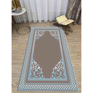 Alfombra Decorativa con Estampado de Mezquita: Elegante Alfombra de Oración con Estampado, Regalo Musulmán, Alfombra Delgada No Tejida - Product Image 3