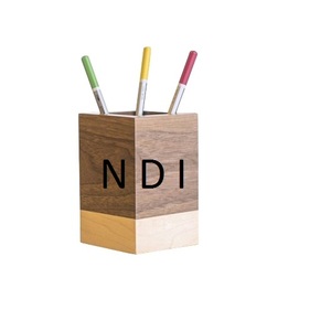 Bureau école bureau dessus de Table centres de table support finition naturelle porte-stylo bureau en bois crayon porte-stylo étui - Product Image 3