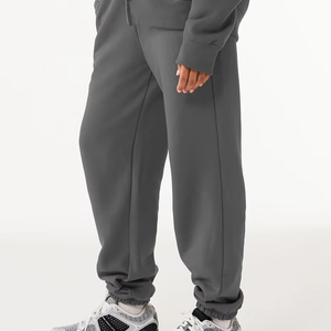 Vente en gros 2025 Pantalon de survêtement décontracté surdimensionné pour homme, personnalisé, écologique, pour l'hiver, coupe ample, sweat à capuche, survêtement en molleton, jogging - Product Image 1