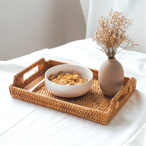 Bandeja de ratán multiusos con calidad estándar para exportación de grandes cantidades - Product Image 2