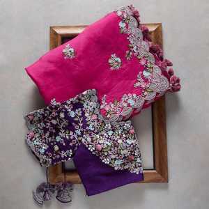 Lentejuelas bordadas de seda de Organza pesada de calidad superior, trabajo cortado con Cancan y Canvas Patta, el sari Lehenga Choli más Popular - Product Image 3