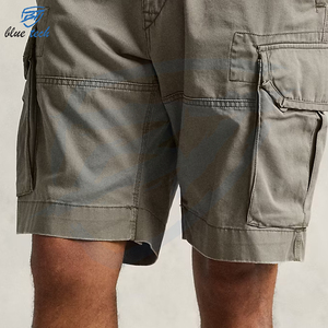 Unisex Heavyweight Cotton Fleece Workout Shorts Soft Fabric Quick Dry Breathable <b>Cargo</b> Pockets For <b>Cargo</b> Shorts - Product Image 4