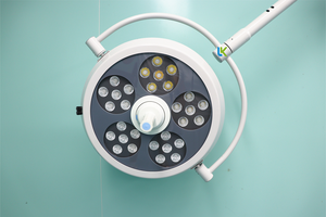 <span class=keywords><strong>Lampe</strong></span> d'examen chirurgical <span class=keywords><strong>LED</strong></span> mobile verticale LKLED500Y 60000Lux 30 perles Osram pour usage médical, hospitalier et dentaire - Product Image 2