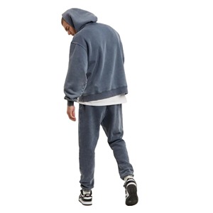 Sweat-shirts à capuche unisexes personnalisés pour le hockey, 100 % coton, lettres brodées tricotées pour vêtements de sport, avec col à capuche confortable - Product Image 3