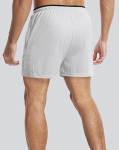 Shorts en maille pour hommes en gros, séchage rapide, respirant, vêtements de sport actifs, nylon, polyester, sport, salle de sport, exportation Bangladesh - Product Image 2