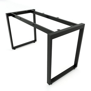 Acacia Wood Industrial-Style 120x60cm Office Desk with Iron Legs Assembly Required HBWD002 - Product Image 4