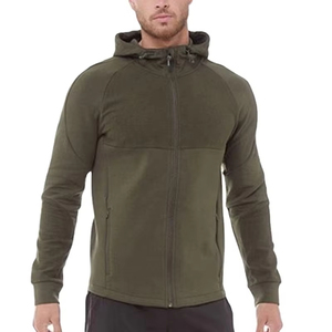เสื้อฮู้ดแฟชั่นสำหรับผู้ชายเสื้อสวมหัวมีซิปมีฮู้ดสำหรับฤดูหนาวผ้าคอตตอนพร้อมเทคนิคปัก - Product Image 1