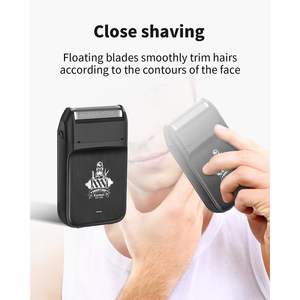 Afeitadora Eléctrica Inalámbrica para Hombre con Cuchillas Flotantes para Cara y Cuerpo, Rasuradora Rotatoria Recargable para Uso en RV - Product Image 5