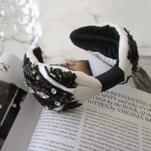 Diadema de Diseño para Mujer y Niña, Diademas Multicolores de Moda, Diadema Bordada con Cuentas - Product Image 2