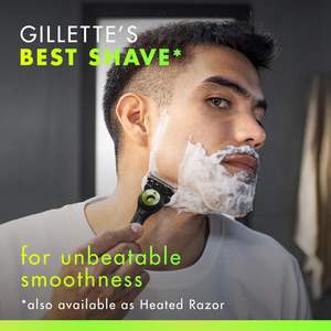 Cuchillas de Afeitar Gillette Labs para Hombre, 10 Repuestos de Cuchillas de Afeitar, Cuchillas de Afeitar Calefactables para Hombre con Barra Exfoliante - Product Image 5